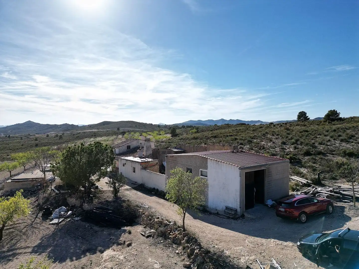 Vista exterior de Finca rústica en venta en Caudete con Terraza