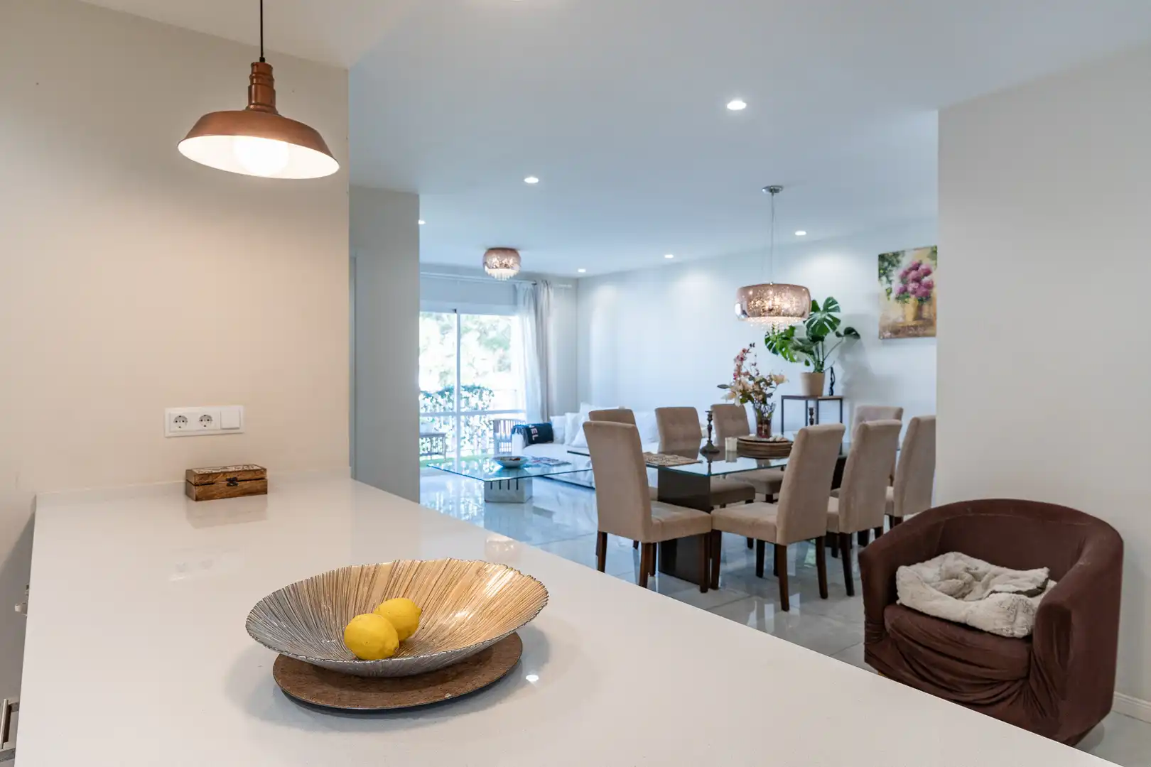 Comedor de Apartamento en venta en  Palma de Mallorca con Aire acondicionado, Amueblado y Balcón