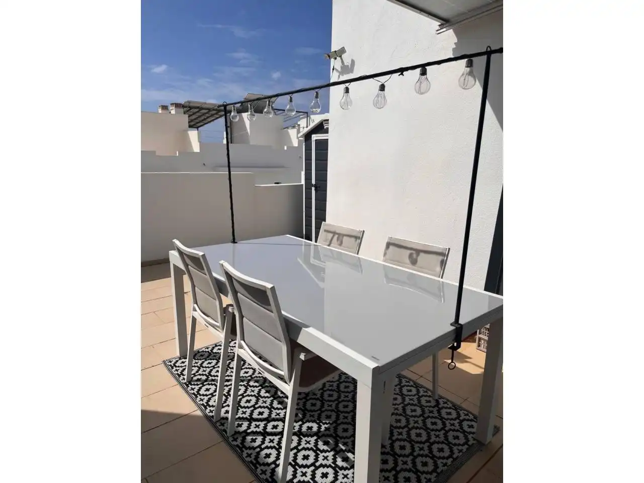 Terraza de Casa adosada de alquiler en Vélez-Málaga con Aire acondicionado, Terraza y Amueblado