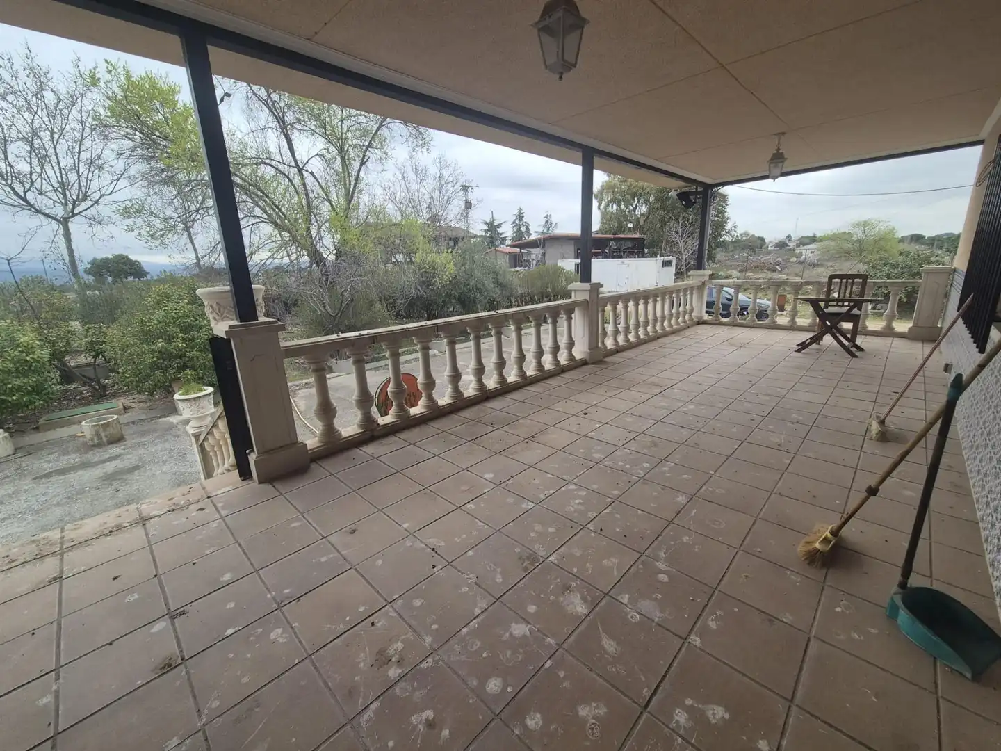 Terraza de Finca rústica en venta en Villanueva de Perales con Aire acondicionado y Calefacción
