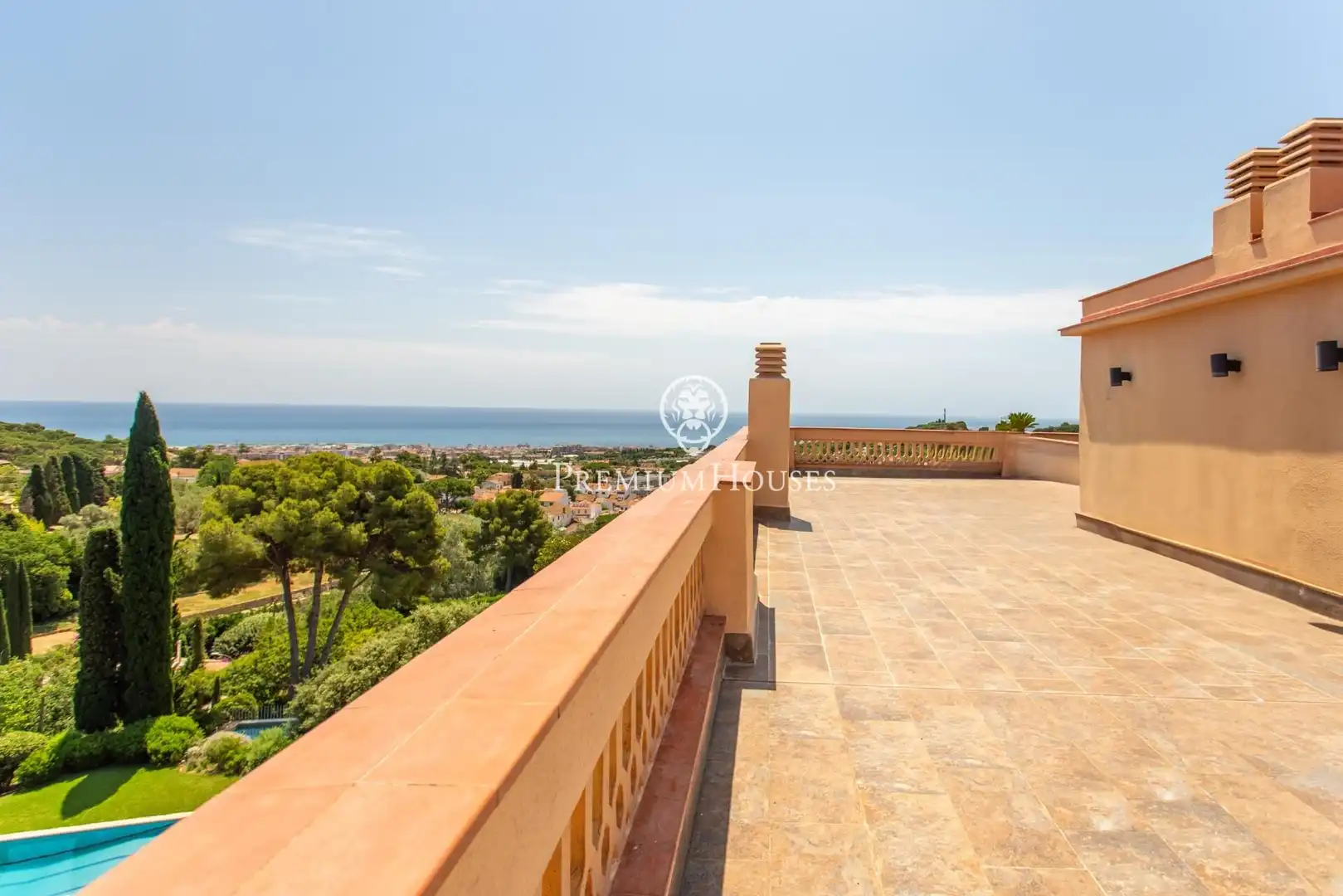 Terrace of Flat for rent in Premià de Dalt  with Heating, Terrace and Community pool