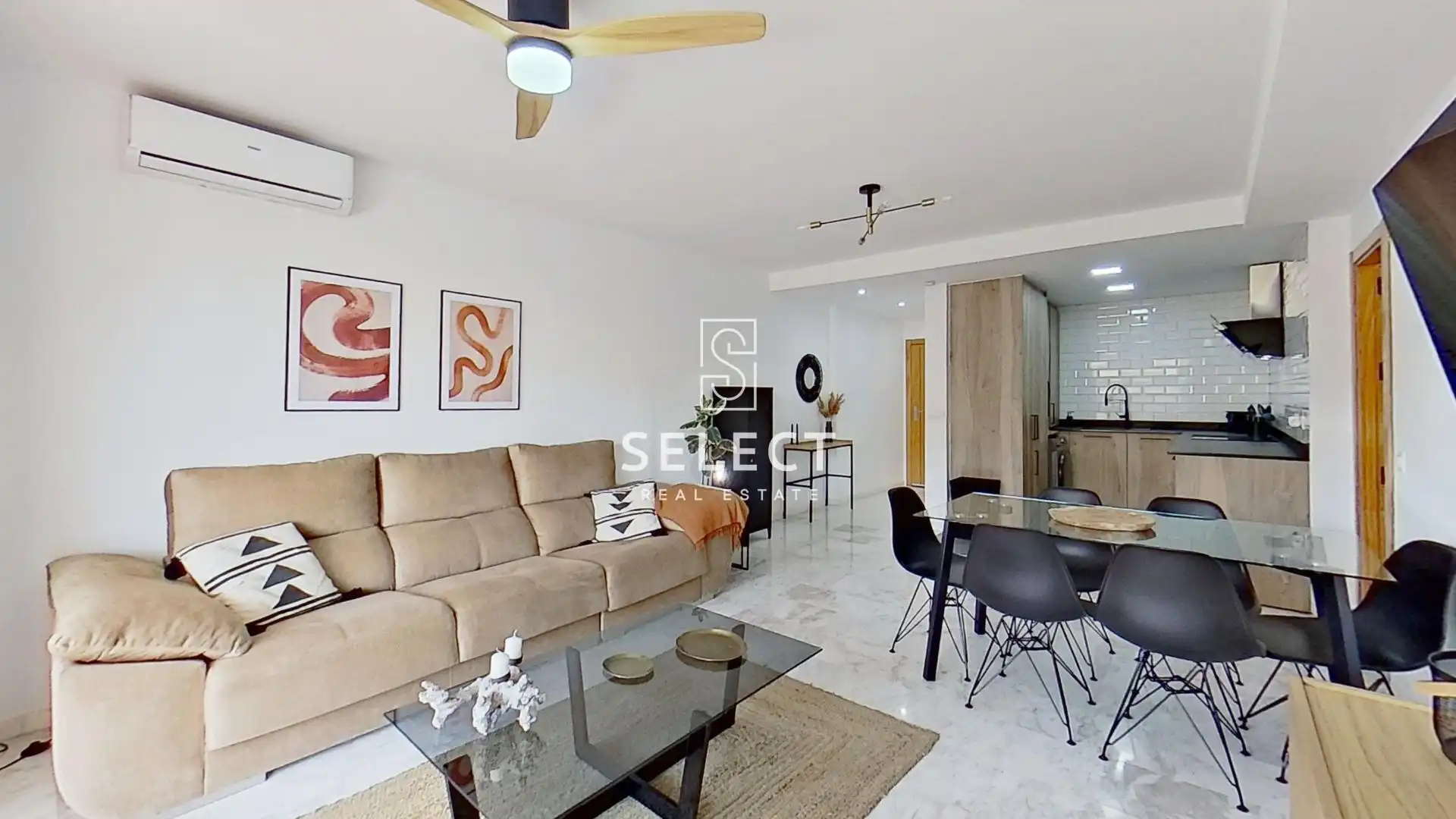 Sala de estar de Apartamento en venta en Almuñécar con Aire acondicionado, Calefacción y Jardín privado