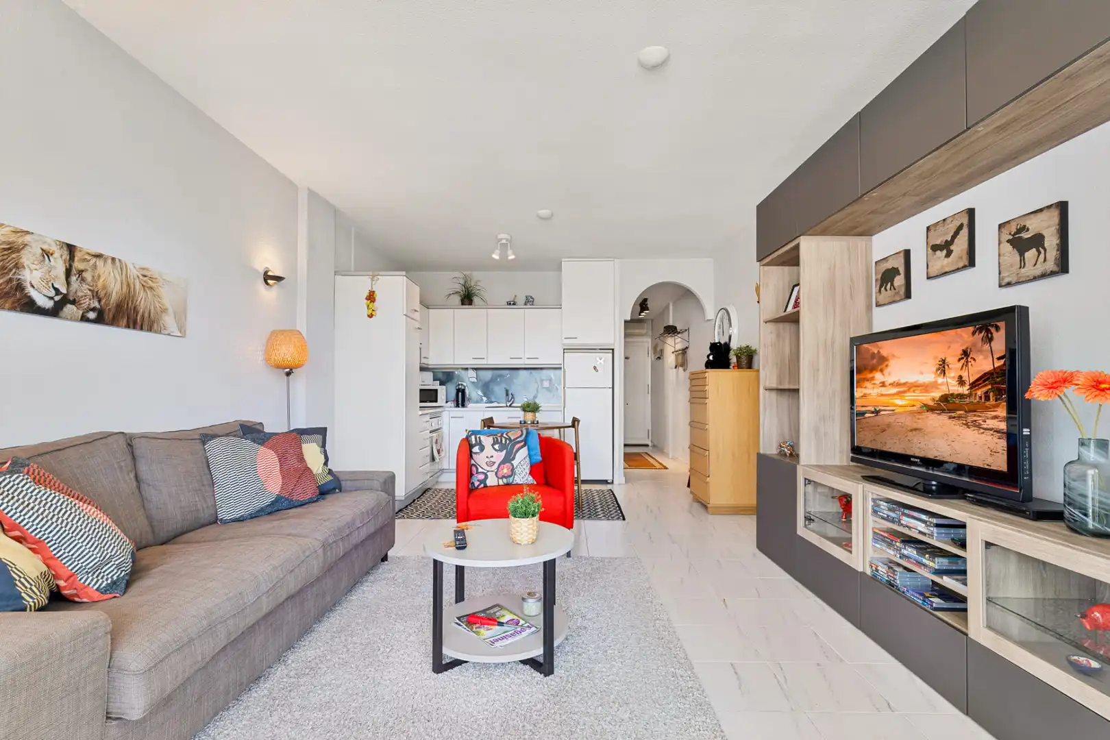 Sala d'estar de Apartament en venda en Fuengirola amb Terrassa, Moblat i Internet