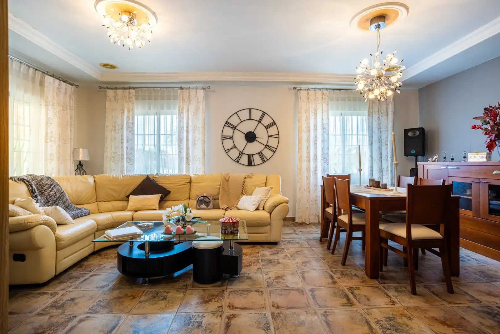 Sala de estar de Casa o chalet en venta en Elche / Elx con Piscina