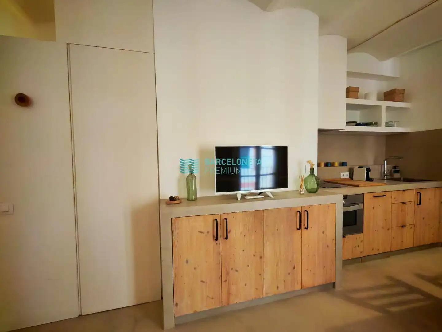Küche von Wohnung zur Miete in Barcelona mit Möbliert und Alarm
