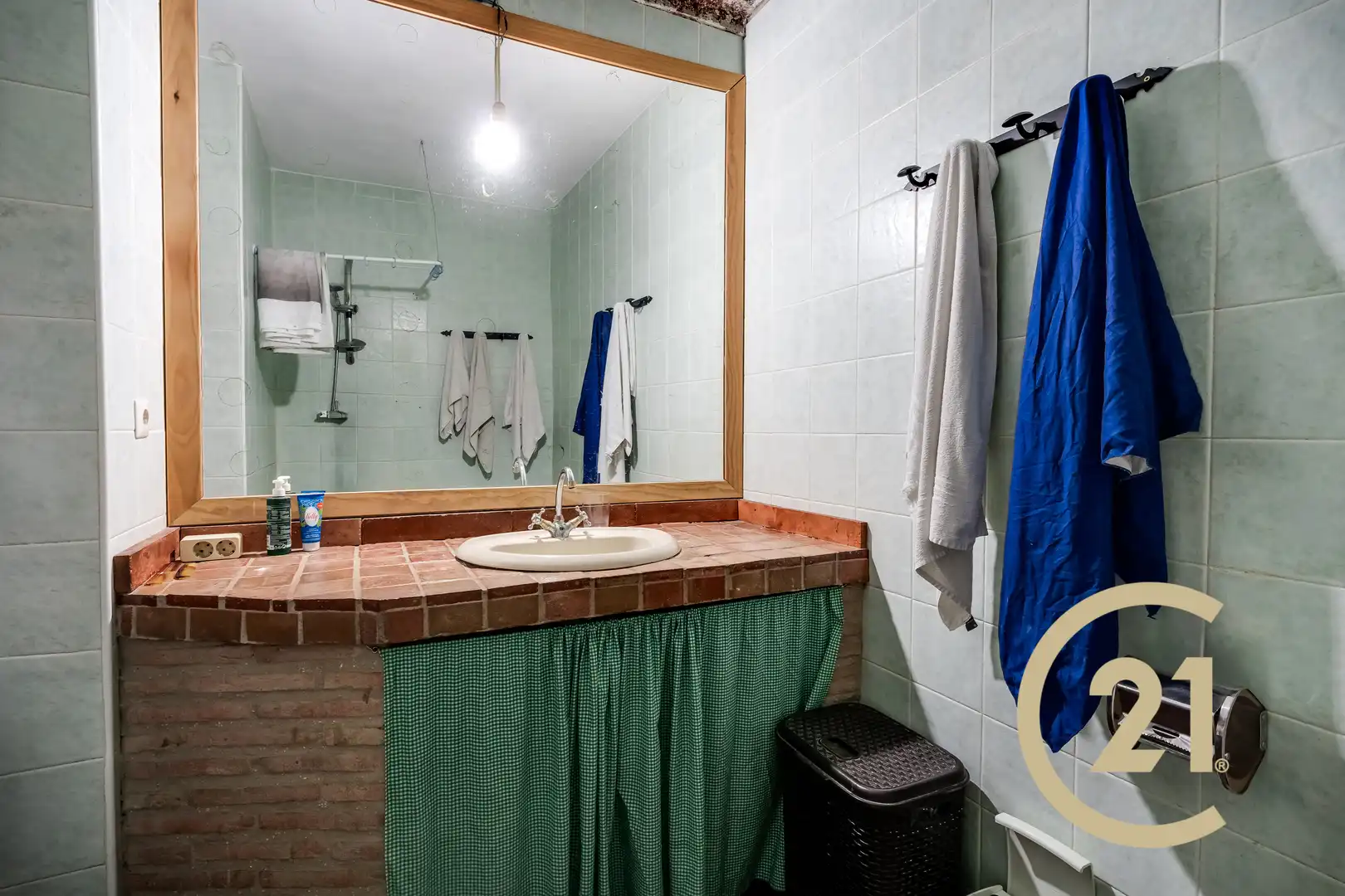 Baño de Finca rústica en venta en Monda con Jardín privado, Terraza y Piscina