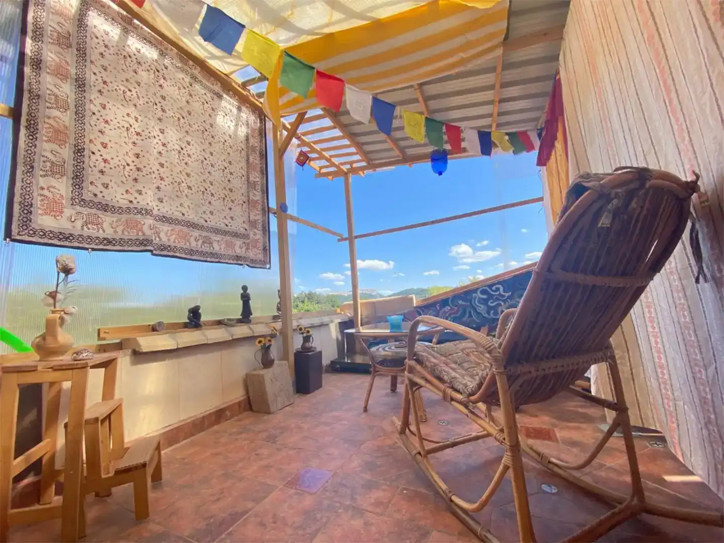 Terrassa de Finca rústica en venda en Burgos amb Jardí privat, Parquet i Moblat