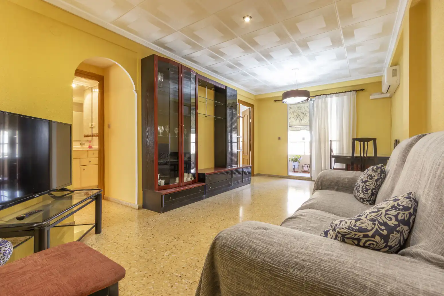 Sala de estar de Piso en venta en Almàssera con Aire acondicionado y Balcón