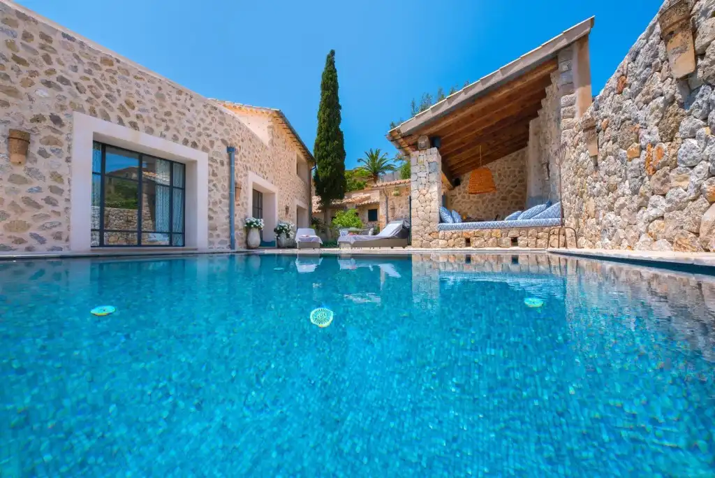 Swimming pool of Country homes for sale in Deià  with Air Conditioner, Heating and Terrace