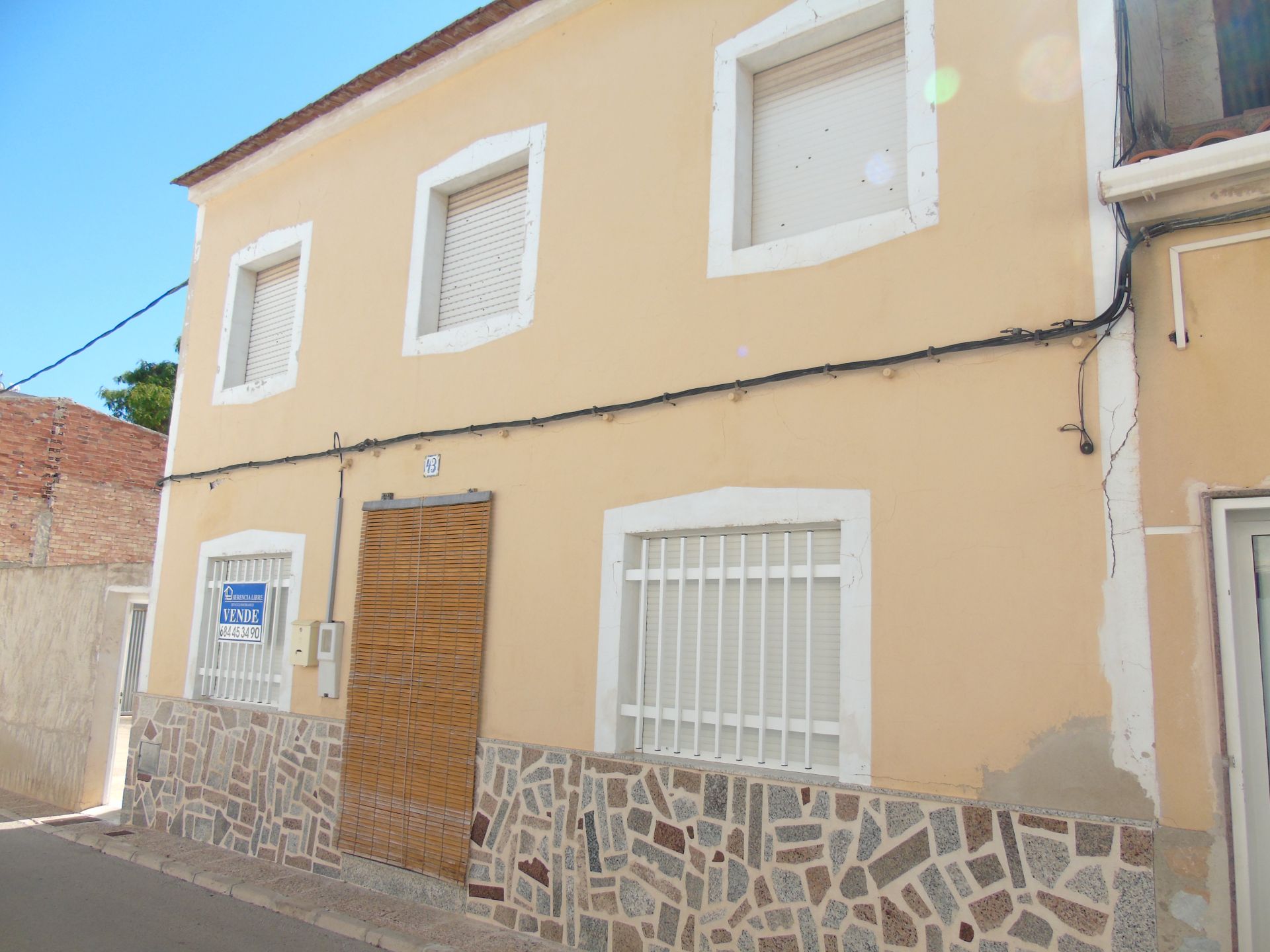 Vista exterior de Casa o xalet en venda en Ceutí amb Terrassa