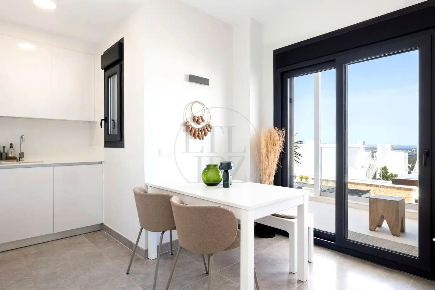 Comedor de Apartamento en venta en Sant Josep de sa Talaia con Aire acondicionado, Amueblado y Balcón