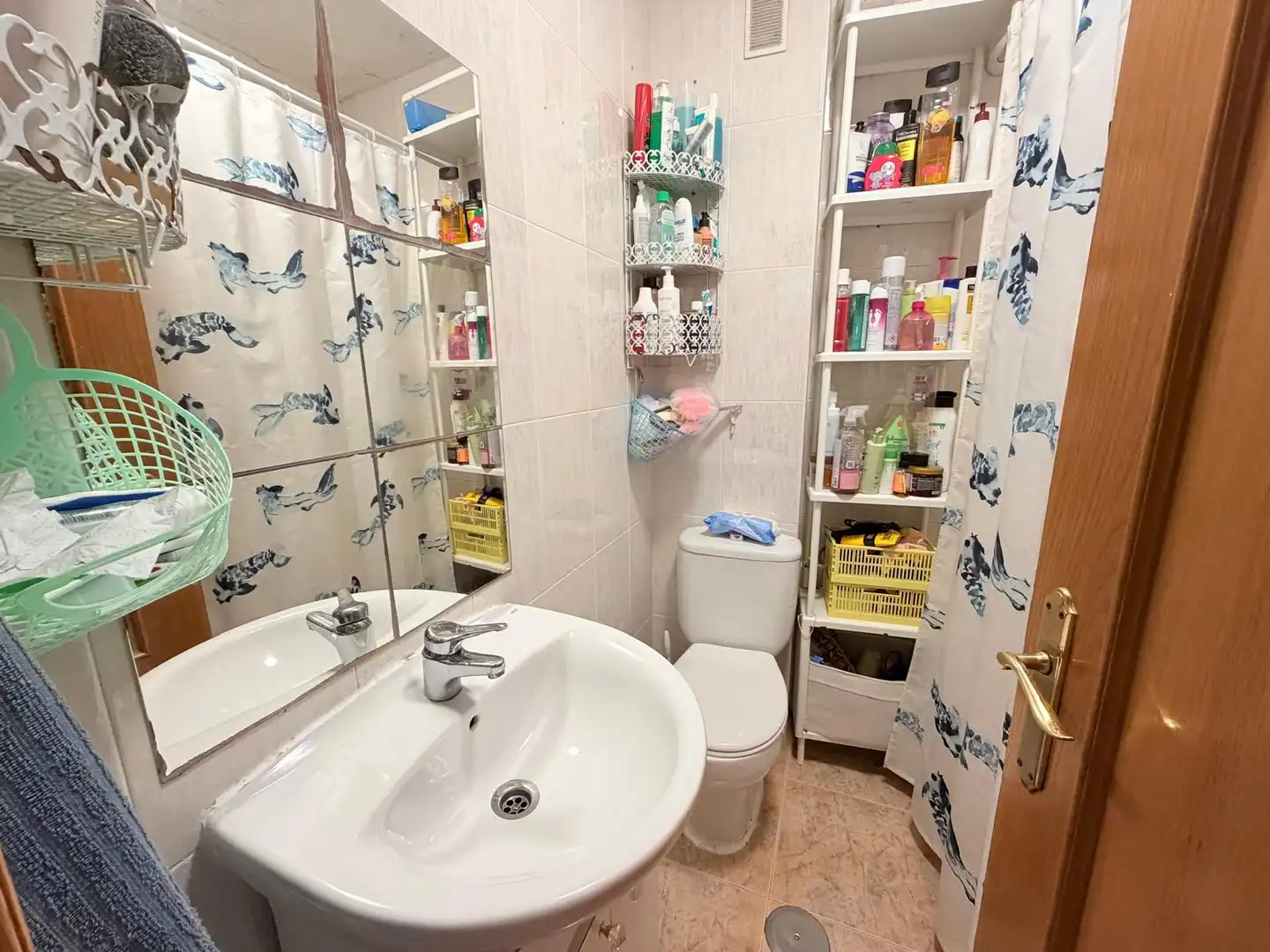 Badezimmer von Wohnung zum Verkauf in Madrid mit Klimaanlage, Heizung und Waschmaschine