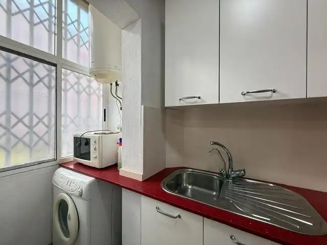 Cocina de Apartamento en venta en Murcia con Aire acondicionado, Calefacción y Jardín privado