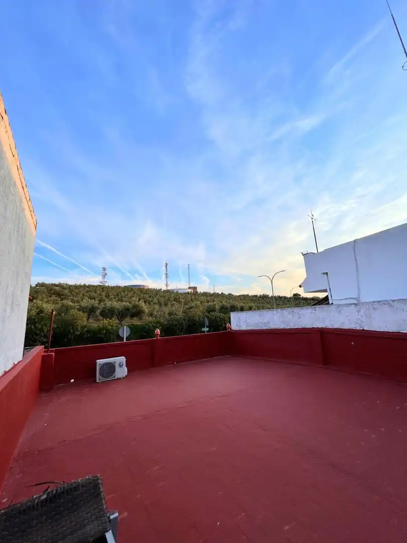Terrasse von Haus oder Chalet zum Verkauf in Villanueva del Río y Minas mit Klimaanlage, Terrasse und Möbliert