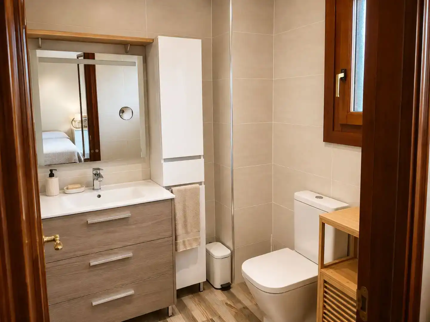 Bathroom of Flat for sale in Andoain  with Air Conditioner and Balcony