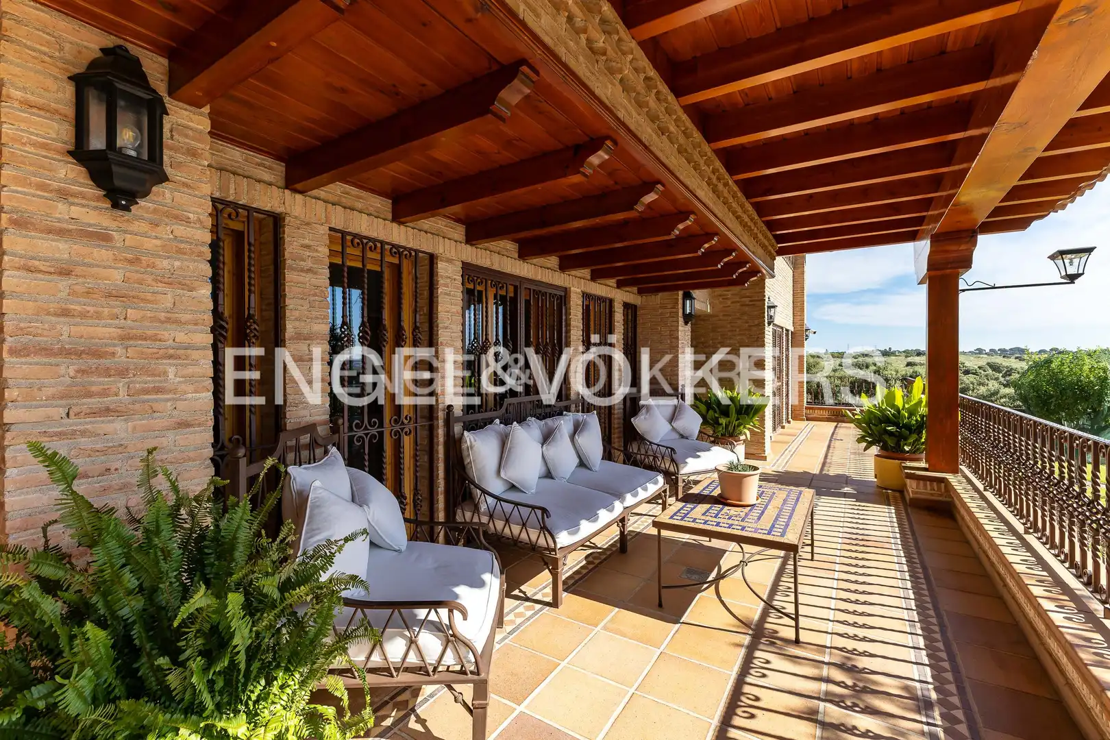 Terraza de Finca rústica en venta en Villaviciosa de Odón con Aire acondicionado, Calefacción y Jardín privado