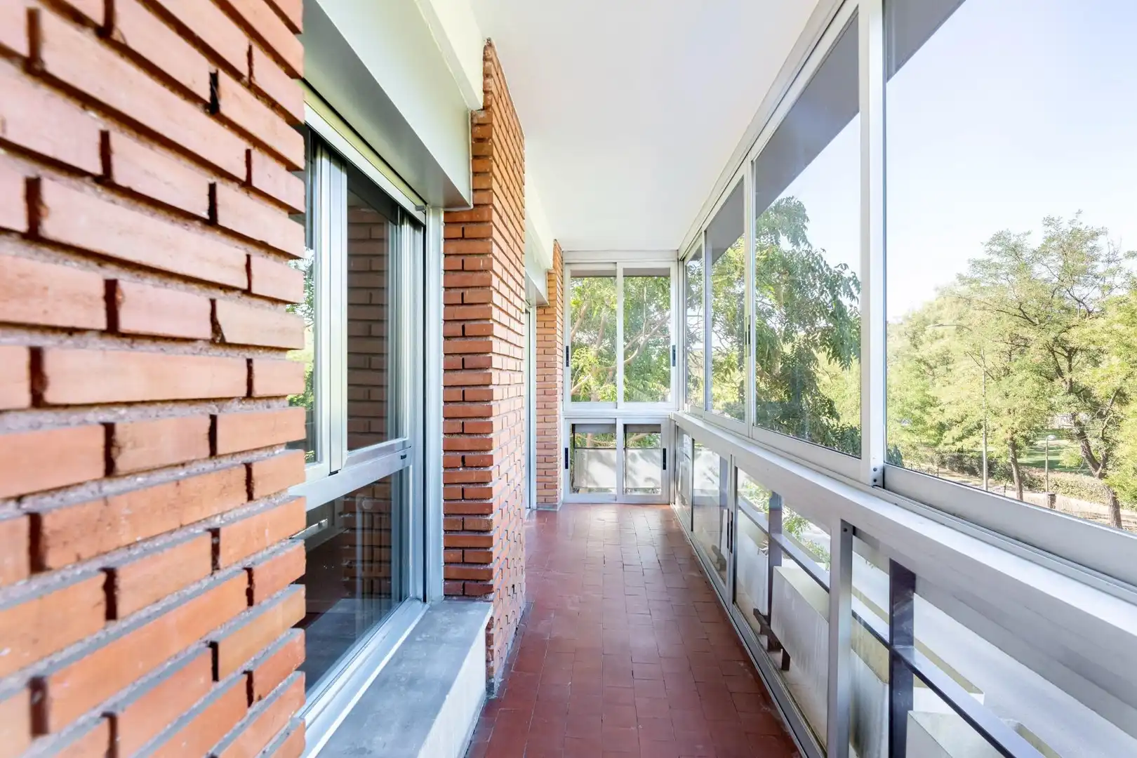 Terraza de Piso de alquiler en Madrid con Calefacción, Parquet y Terraza