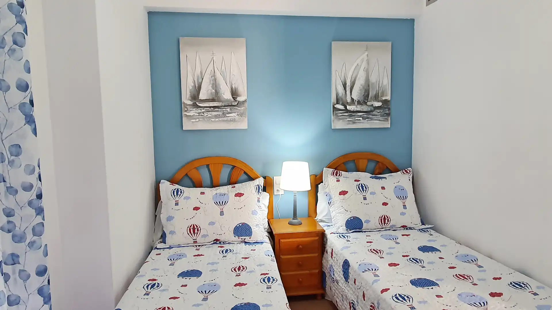 Schlafzimmer von Wohnungen zur Miete in Gandia mit Terrasse, Möbliert und Ofen
