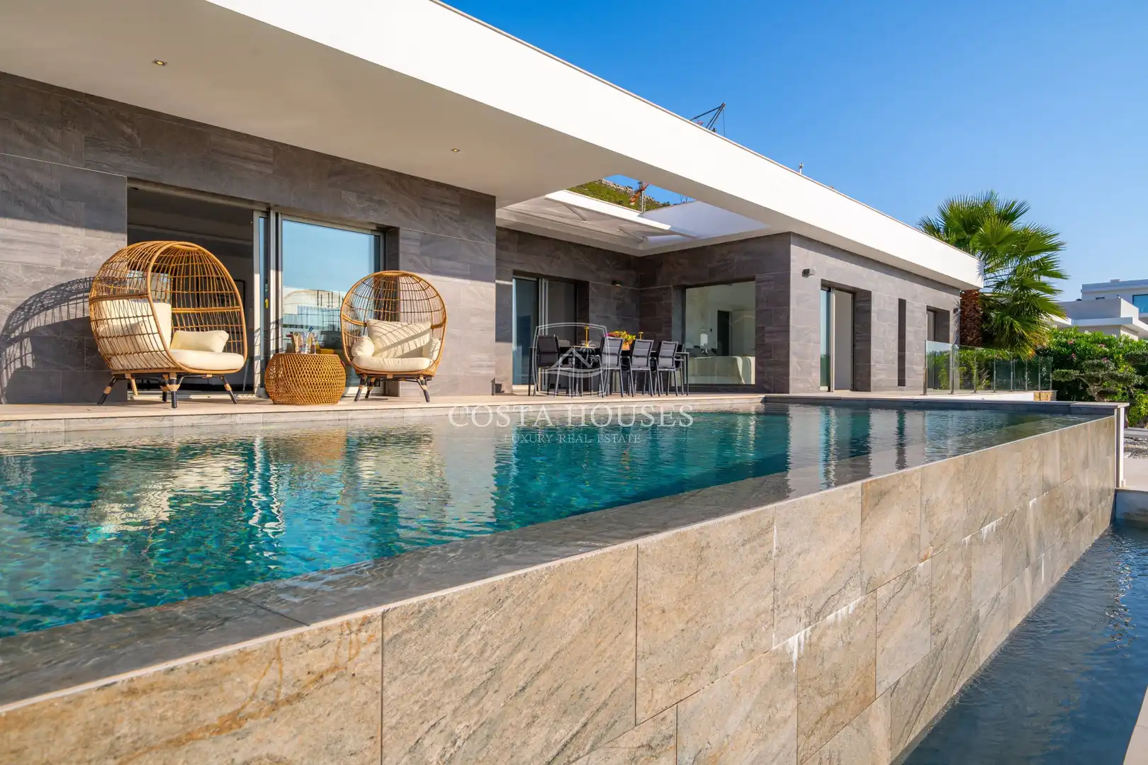 Swimming pool of Houses for sale in Jávea / Xàbia  with Air Conditioner, Private garden and Terrace