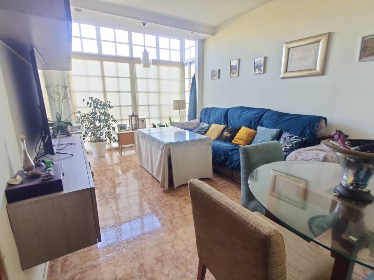 Living room of Flat for sale in  Murcia Capital  with Air Conditioner and Furnished