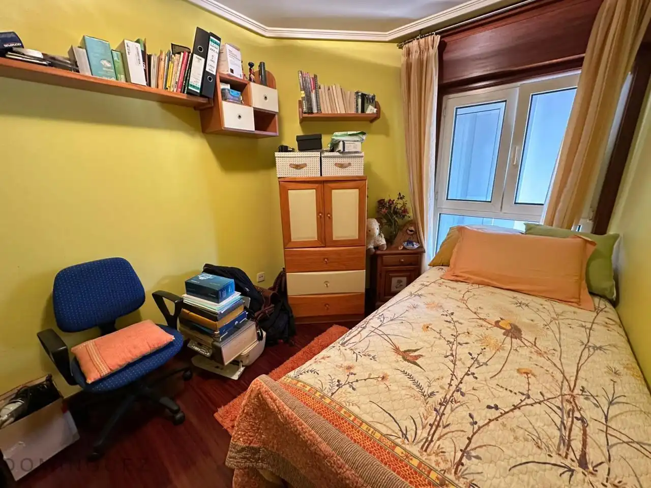 Bedroom of Flat for sale in Vigo   with Heating, Parquet flooring and Terrace