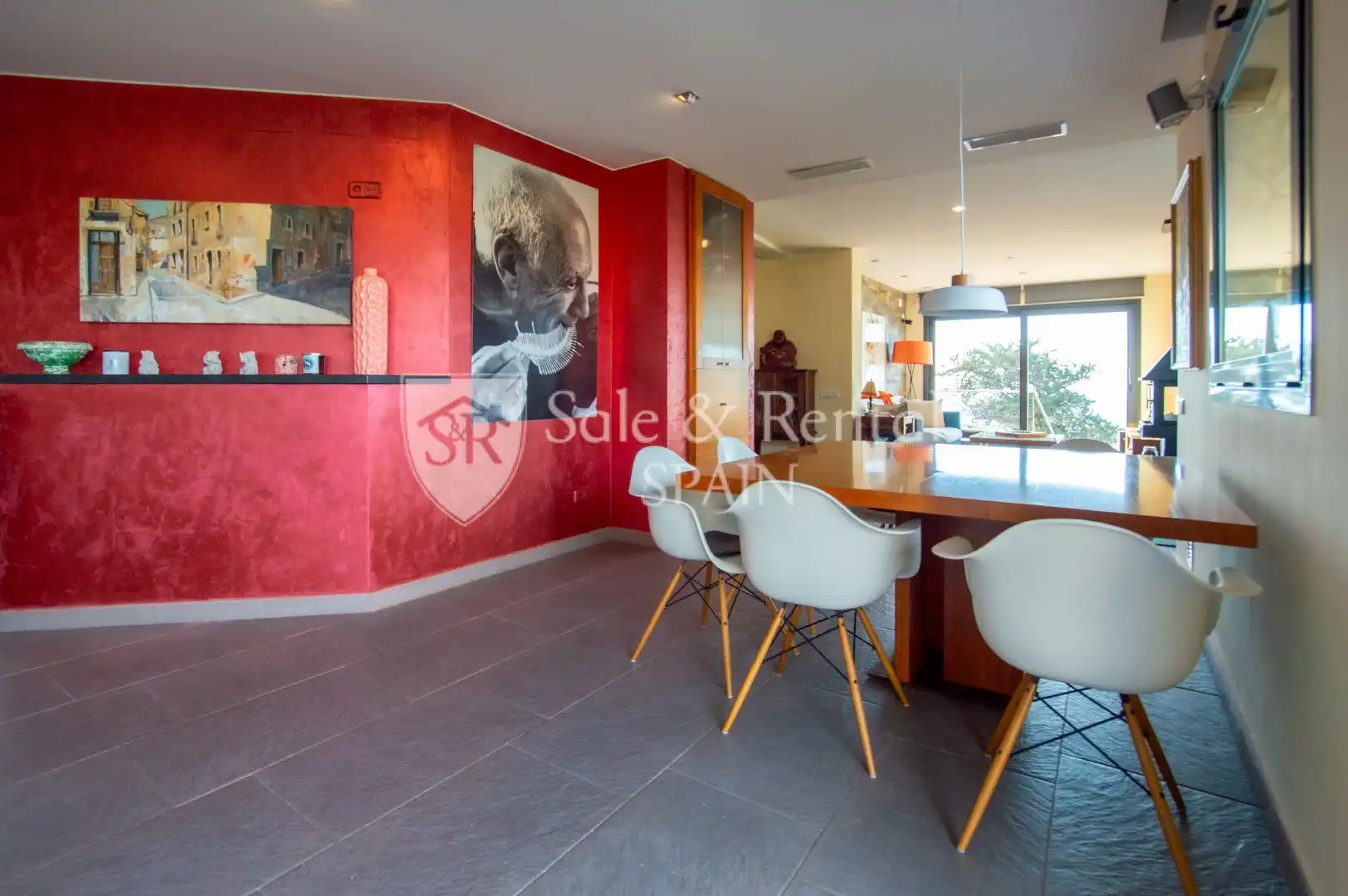 Dining room of Houses for sale in Tossa de Mar  with Air Conditioner, Heating and Private garden