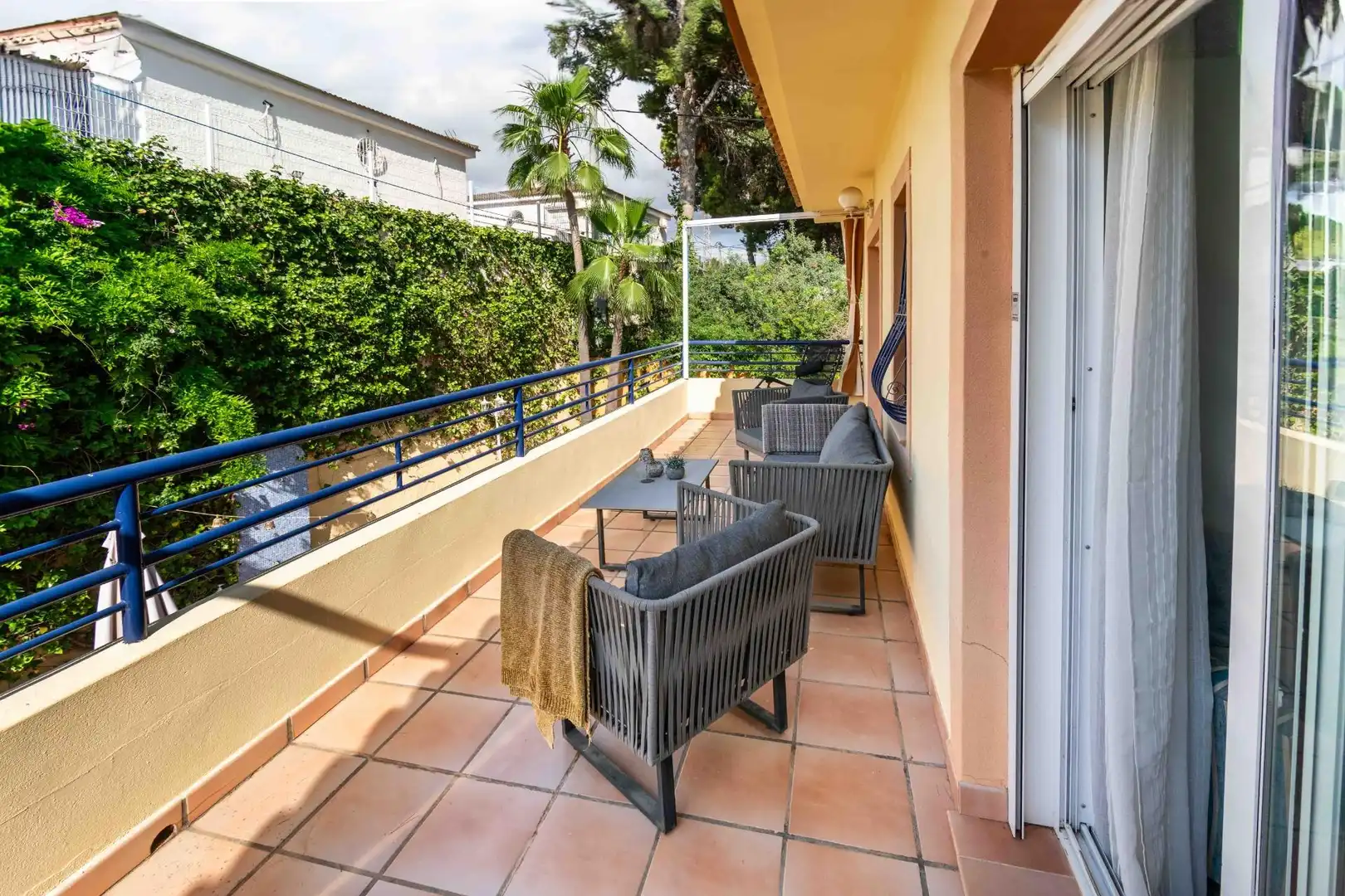 Terrace of Detached homes for sale in L'Alfàs del Pi  with Air Conditioner, Private garden and Swimming Pool