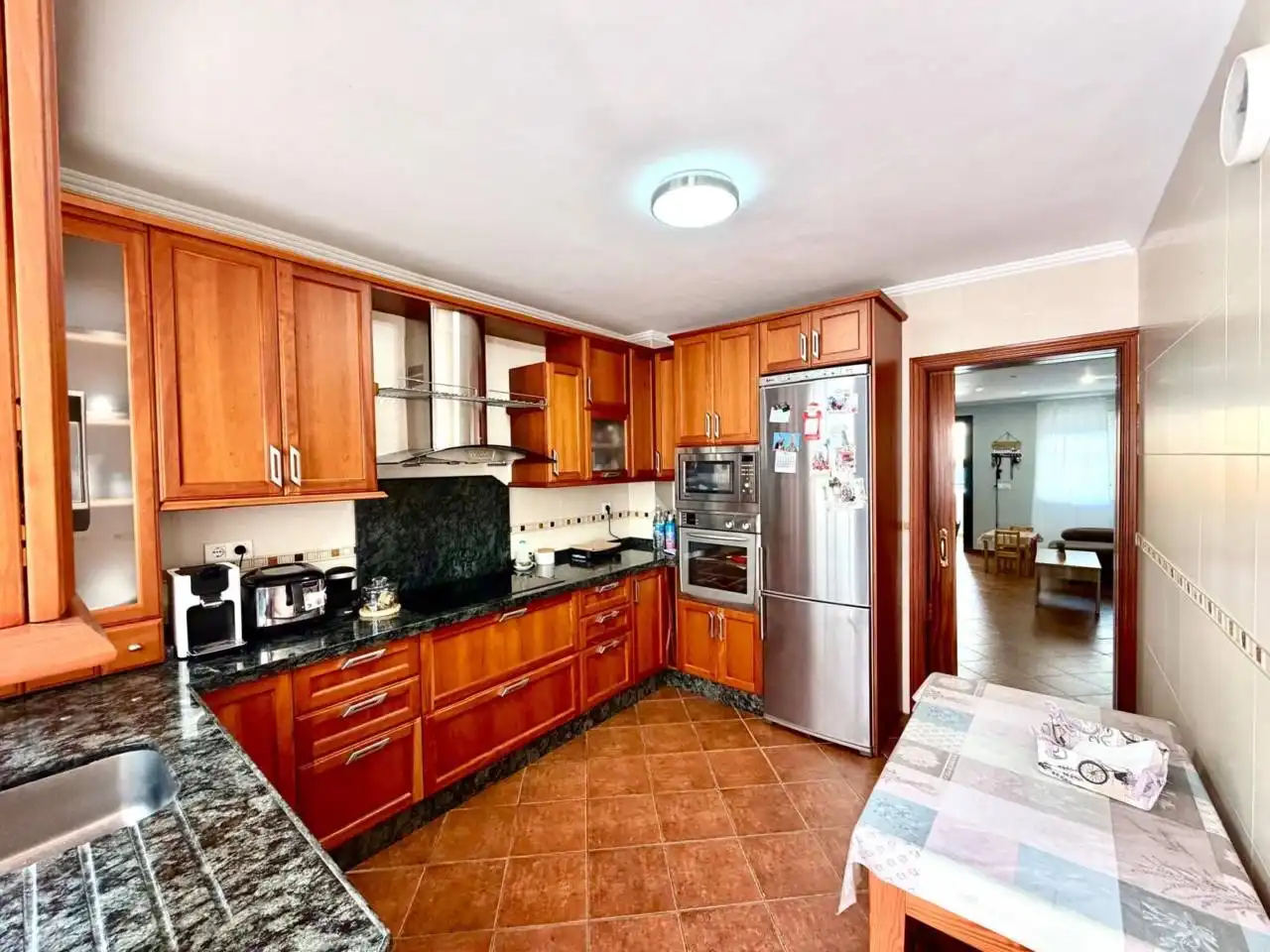 Küche von Wohnung zur Miete in Rincón de la Victoria mit Privatgarten, Terrasse und Möbliert