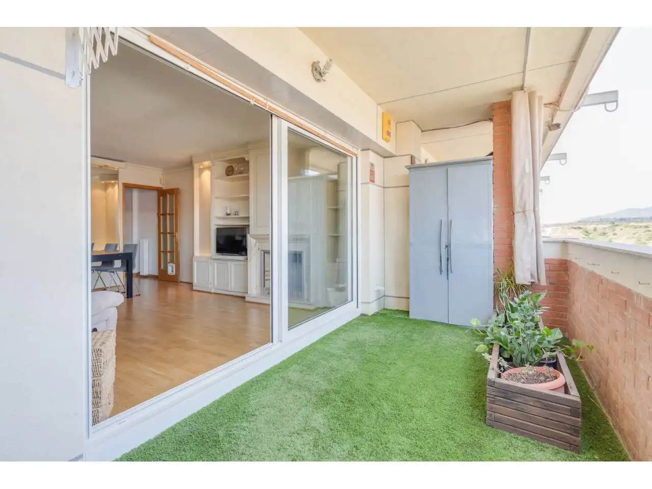 Balcony of Duplexes for sale in Terrassa  with Heating, Parquet flooring and Terrace