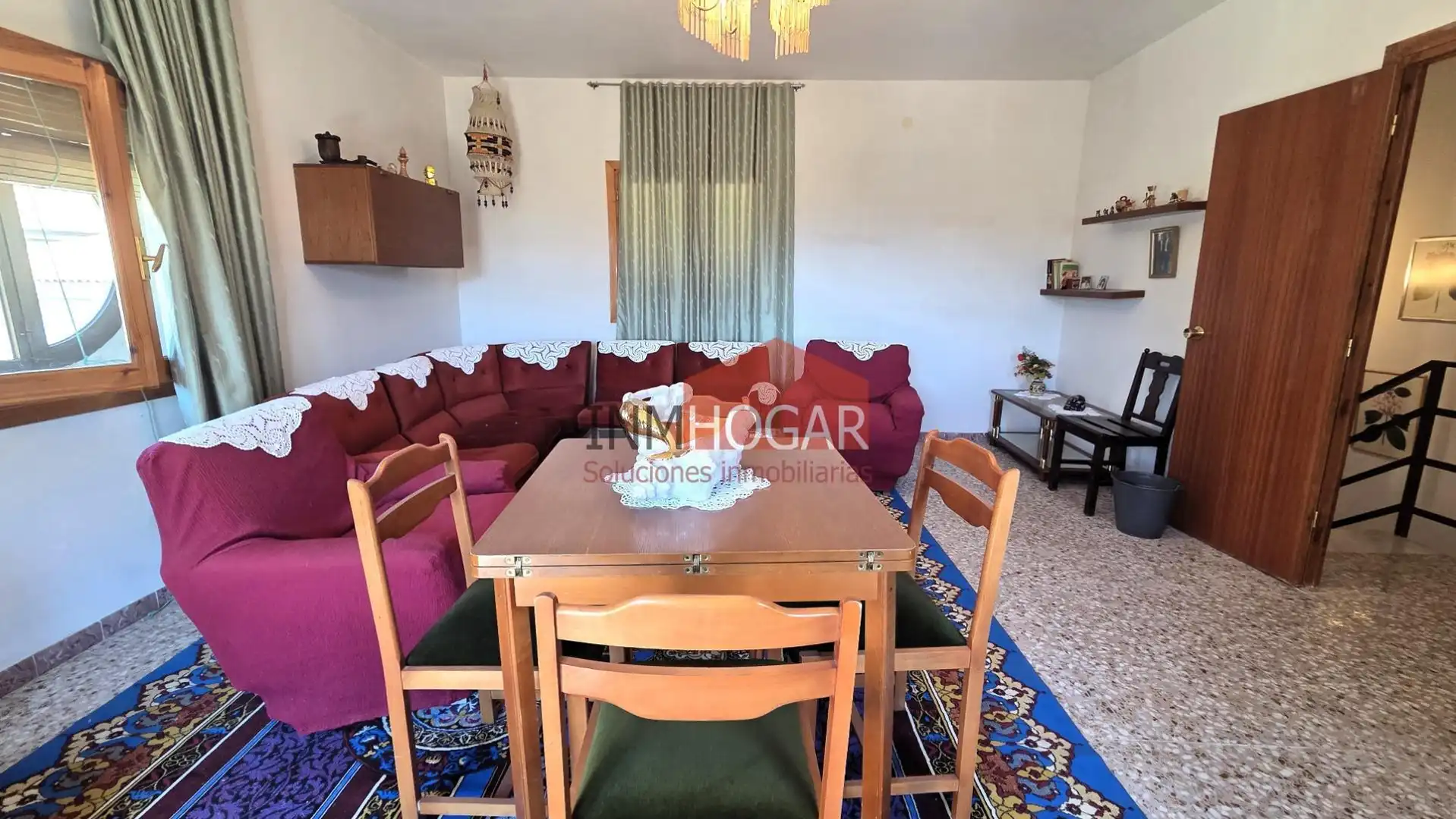 Sala de estar de Casa o chalet en venta en San Juan de la Nava con Terraza y Amueblado