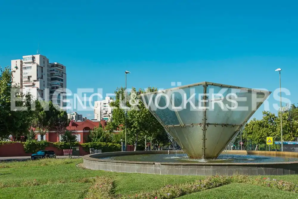 Exterior view of Flat for sale in Madrid  with Air Conditioner, Heating and Swimming Pool