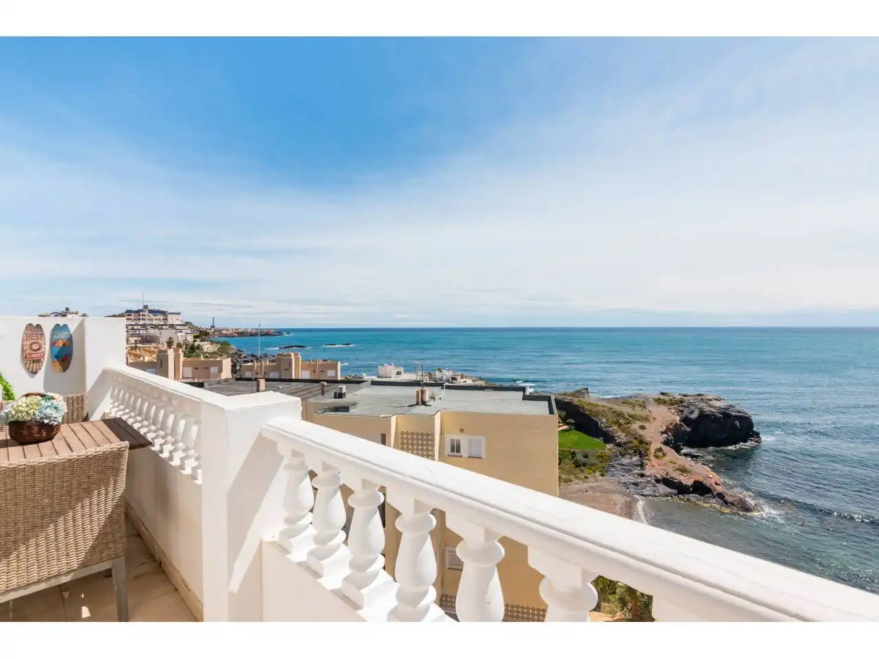 Balcony of Flat for sale in Cartagena  with Air Conditioner, Terrace and Storage room