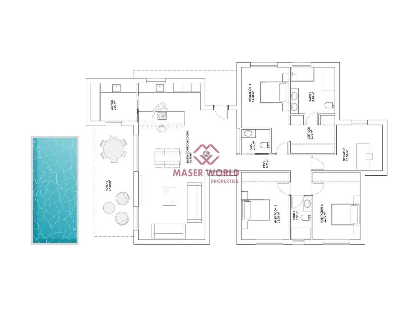Villa avec piscine à vendre à Monforte del Cid, imagen 5