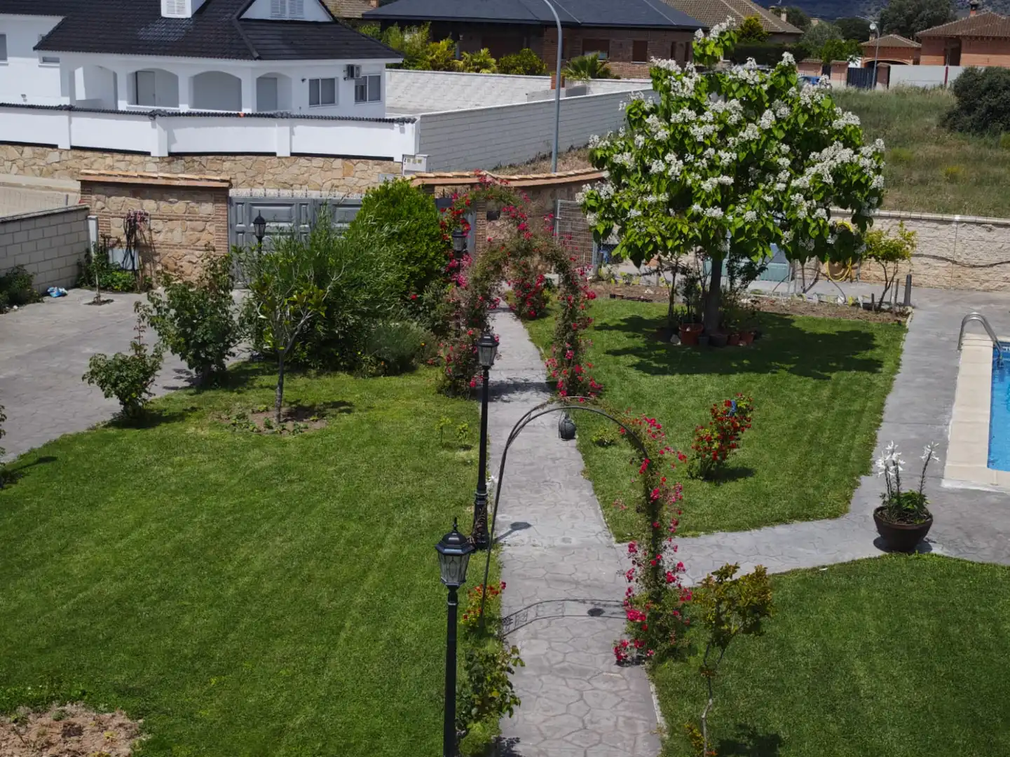Jardín de Casa o chalet en venta en Escalona con Aire acondicionado, Calefacción y Piscina