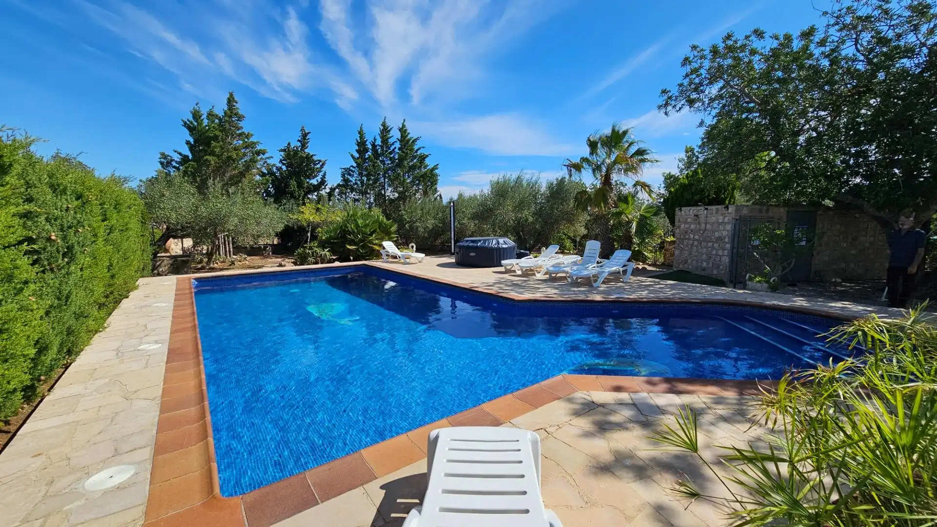 Piscina de Finca rústica en venda en Roques Daurades - L'Estany