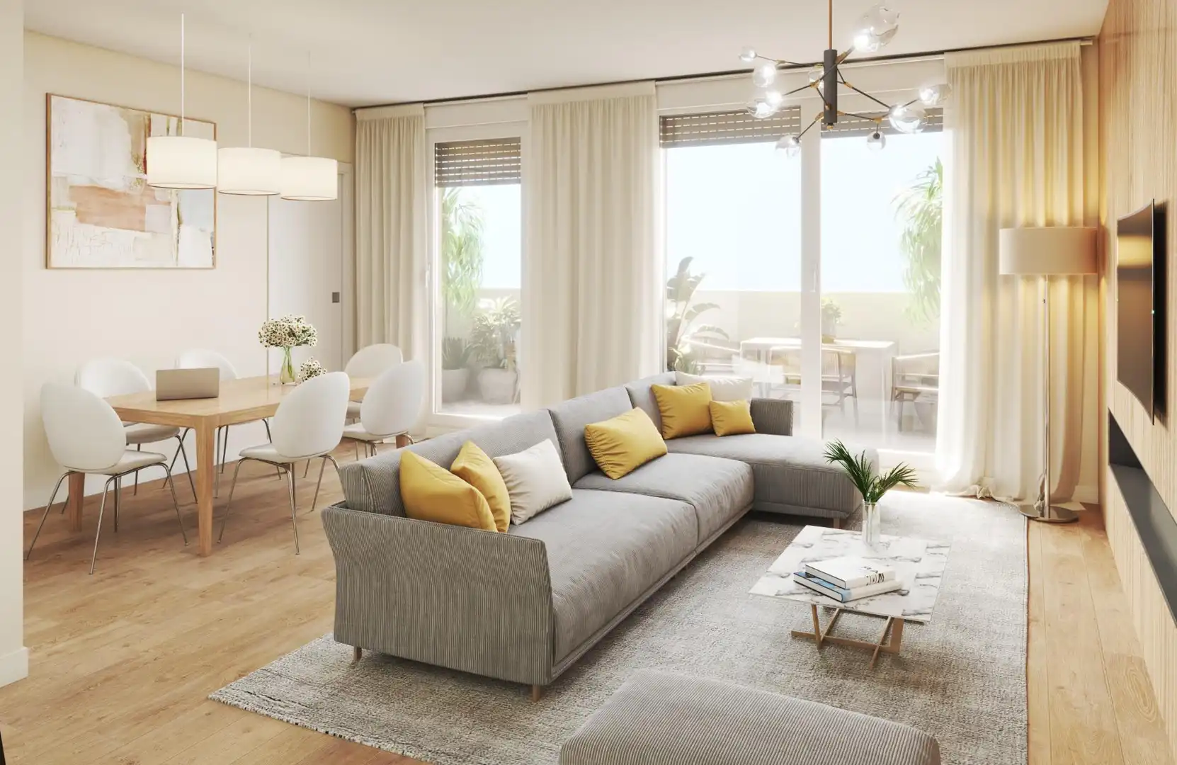 Sala de estar de Piso en venta en Zaragoza con Calefacción, Jardín privado y Trastero