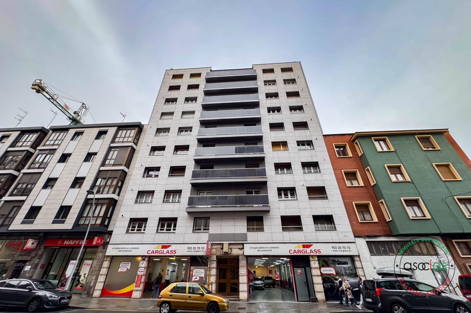 Vista exterior de Piso en venta en Gijón  con Calefacción y Balcón