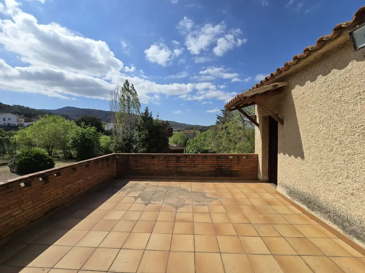 Terrassa de Finca rústica en venda en La Roca del Vallès amb Terrassa i Balcó