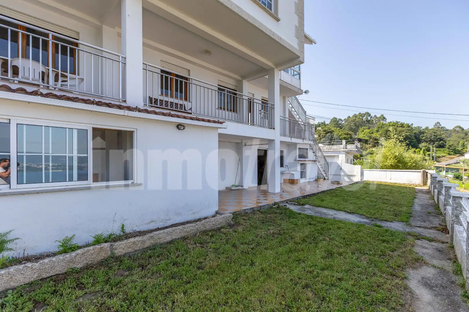 Vista exterior de Casa o chalet en venta en Sanxenxo con Calefacción, Jardín privado y Terraza