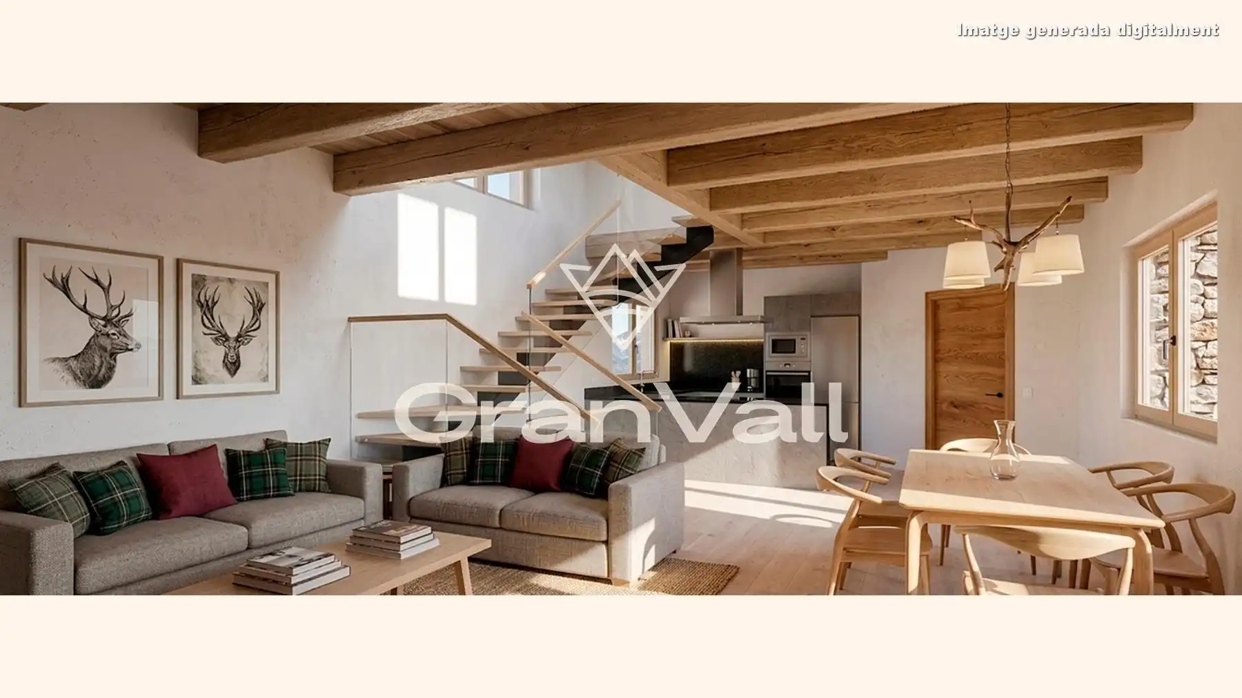Living room of Houses for sale in Das  with Heating, Private garden and Terrace