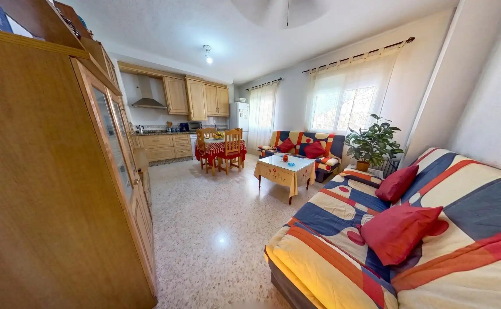 Living room of Flat for sale in Güevéjar  with Furnished