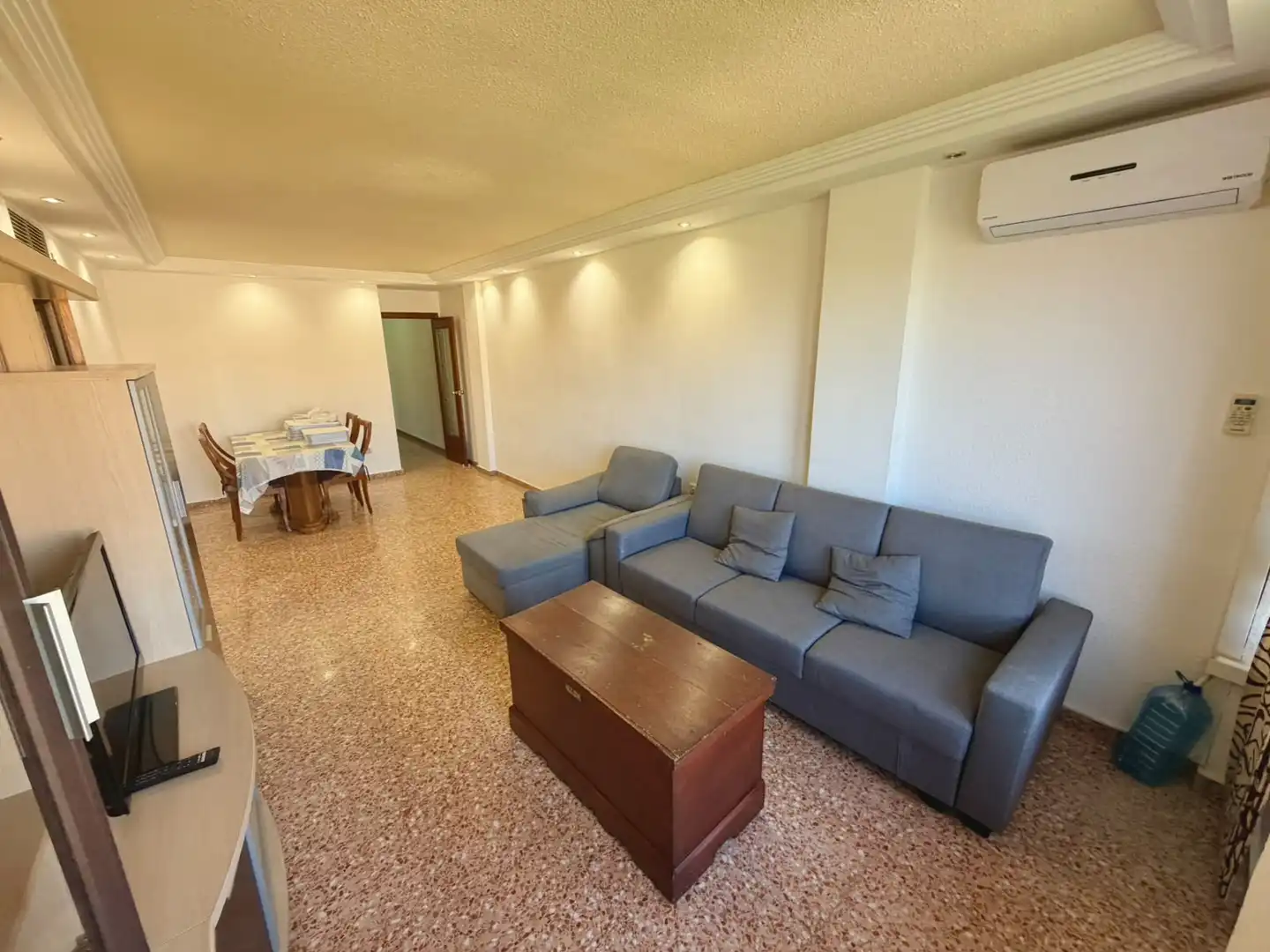 Sala d'estar de Pis de lloguer en San Vicente del Raspeig / Sant Vicent del Raspeig amb Aire condicionat, Calefacció i Moblat