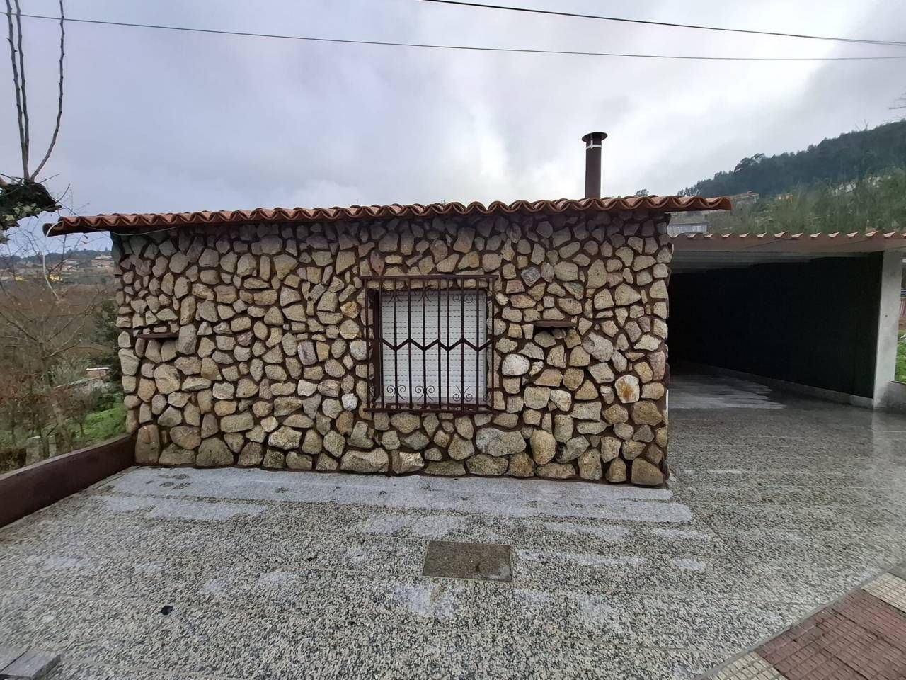 Vista exterior de Casa o xalet en venda en As Neves   amb Calefacció