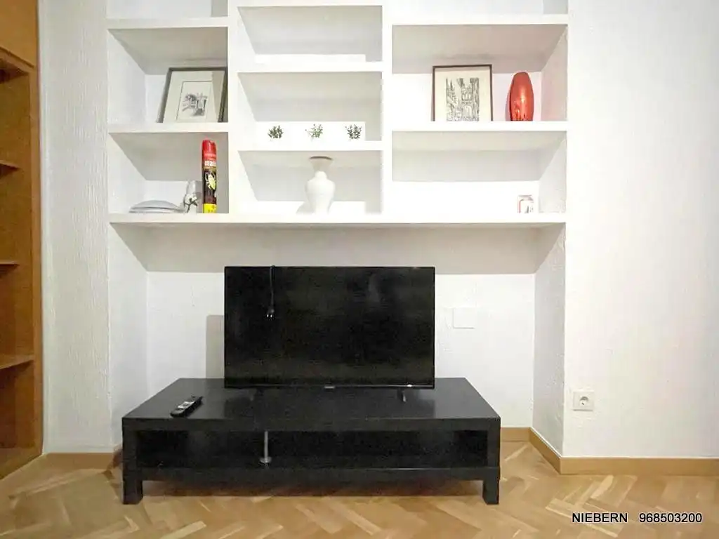 Sala de estar de Piso de alquiler en Cartagena con Parquet, Amueblado y Horno