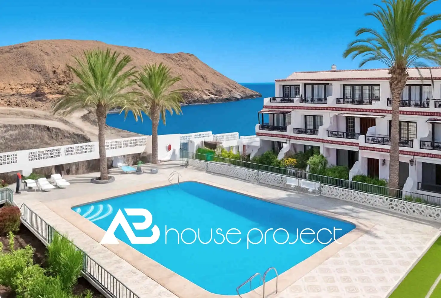 Penthouse mit Pool zum Verkauf in Costa del Silencio