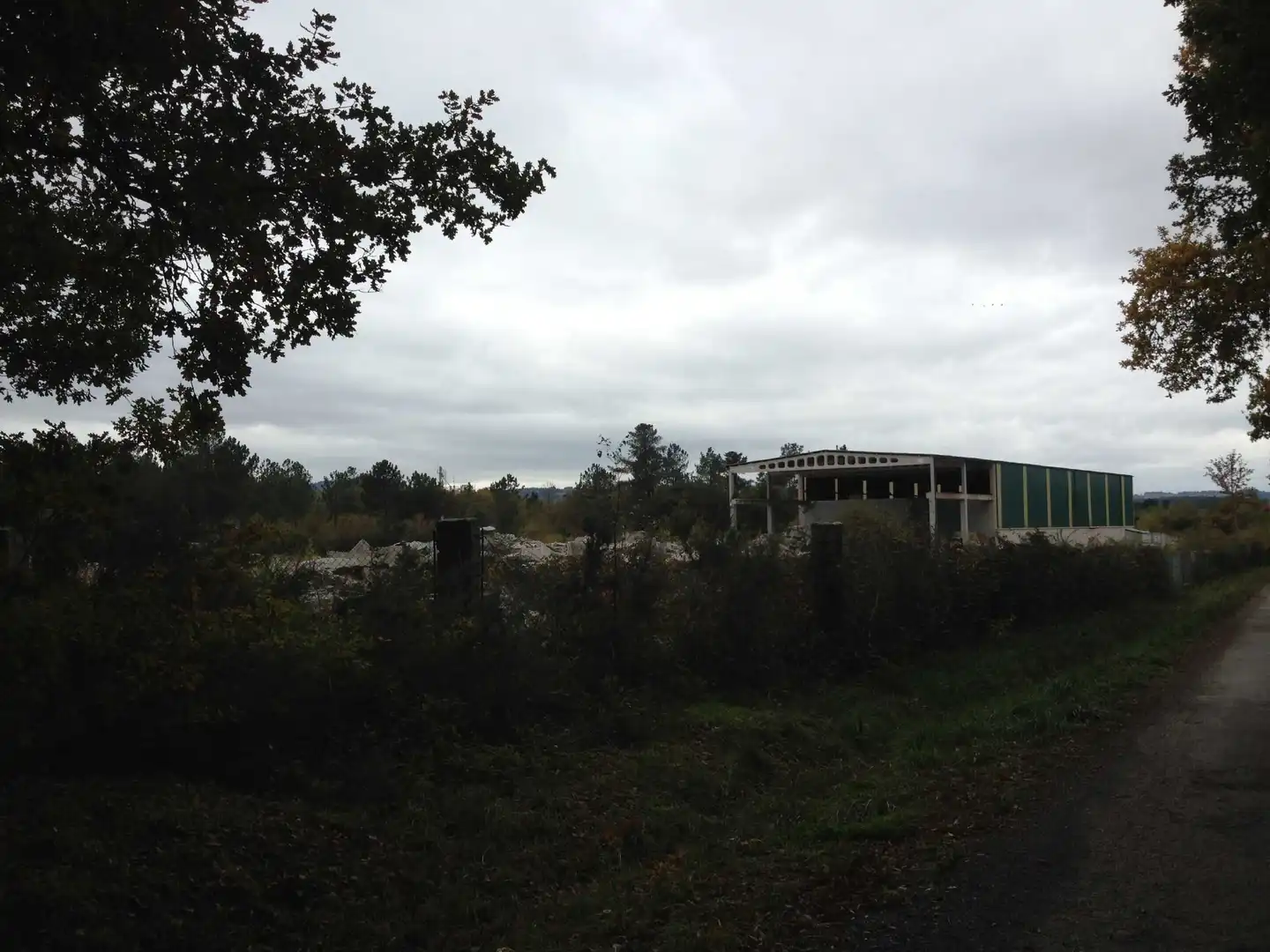Vista exterior de Terreny industrial en venda en Begonte