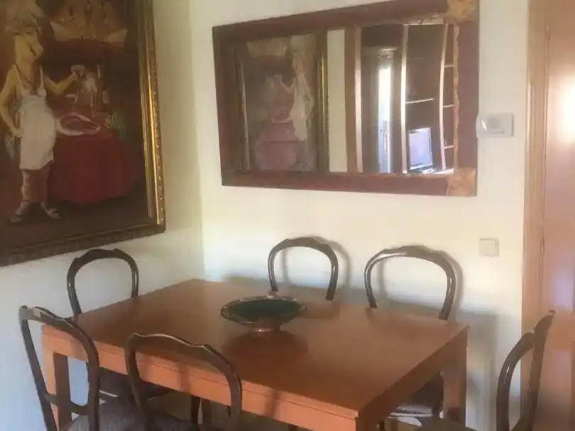 Esszimmer von Wohnung zur Miete in  Madrid Capital mit Klimaanlage und Schwimmbad
