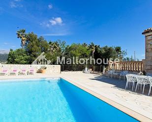 Piscina de Finca rústica de lloguer en Sa Pobla amb Calefacció, Jardí privat i Terrassa