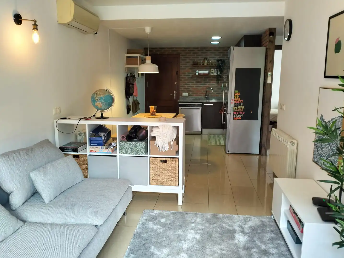 Sala d'estar de Pis en venda en Santa Coloma de Farners amb Aire condicionat, Calefacció i Forn