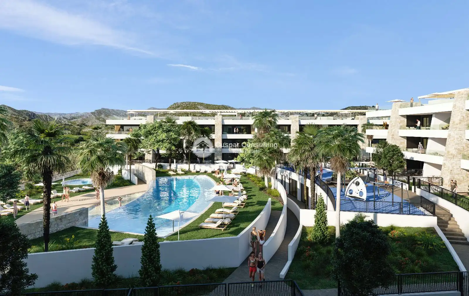 Appartement compact avec piscine à vendre à Monforte del Cid